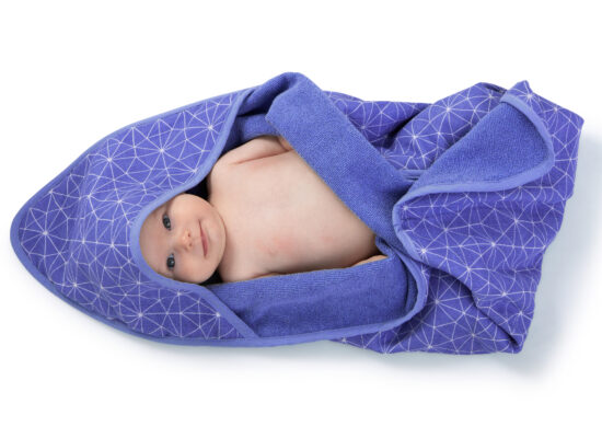 Gasas de Algodón Urban Kanga Paños de Muselinas Bebés de Algodón 120 X 120 cm Pack de 2 Mantas de Muselina Azul 