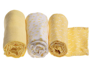 Large Baby Muslin Wraps 100cm Squares Swaddling Burp Cloths Cotton Blanket Towel 